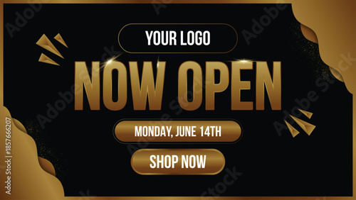 Grand opening advertisement template