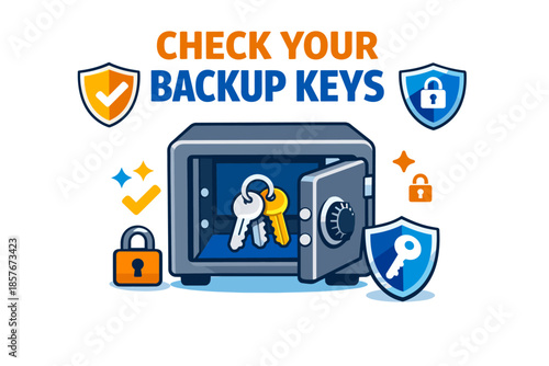 Secure key storage: ensure backup keys are safe in your vault