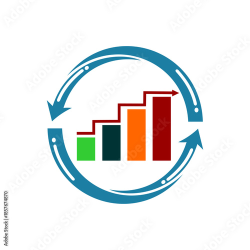 Vehicle speedometer racer logo design template, Vector illustration