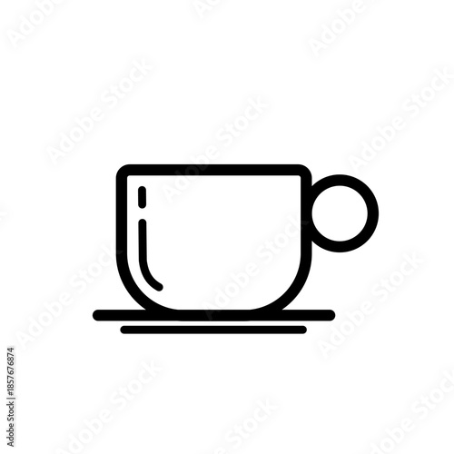 Coffee cup - vector icon