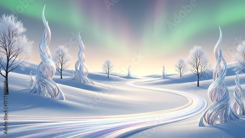 境界線を越えて、夢の中のようなウィンターランド