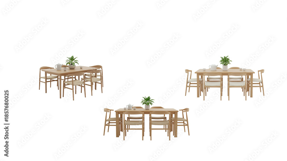 Fototapeta premium Dining Table Set