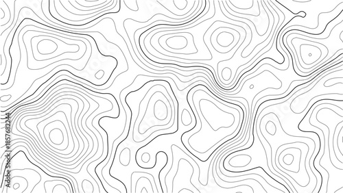 Abstract seamless line pattern background vector texture design wallpaper swirl geometric ornament style decor tile illustration