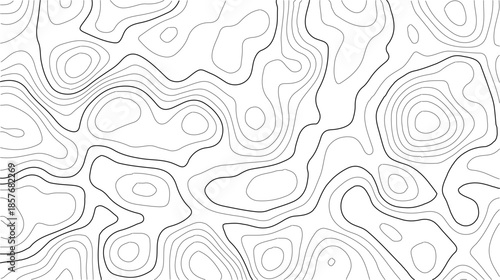 Abstract seamless line pattern background vector texture design wallpaper swirl geometric ornament style decor tile illustration