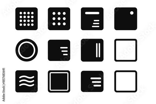 Vent tiny grid compact vector icon alert air quality mesh icons outline