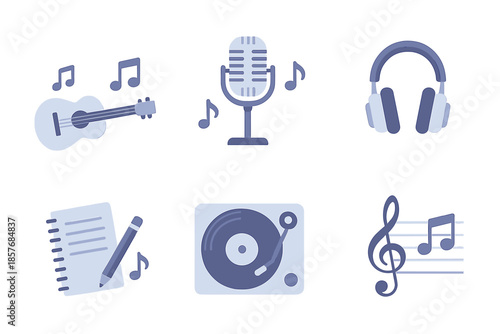 Music icons collection