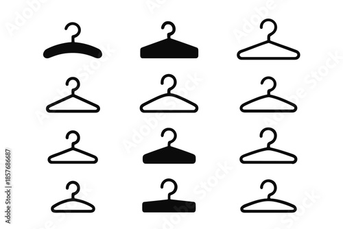 Vector icon bar patch icons smooth dot shape tiny tile silhouette hanger
