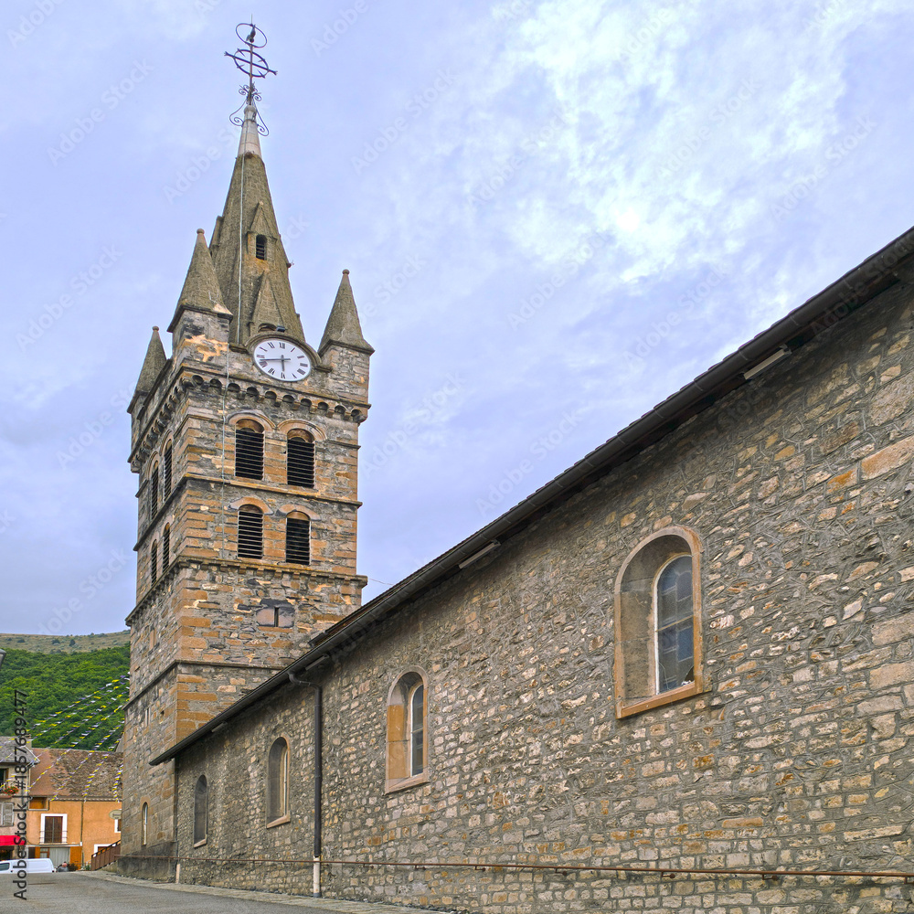Fototapeta premium Eglise du village de Corps en Isère
