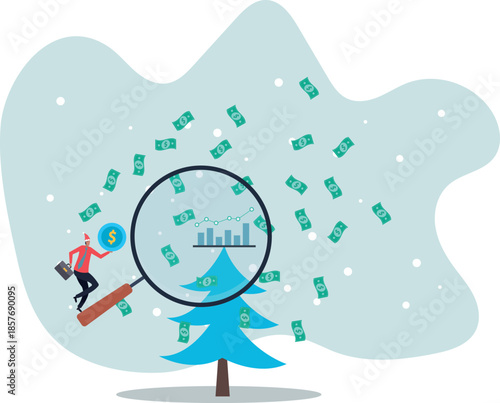 Financial market, investment earning or money management analysis, economic growth, stock exchange market report .about a man and his life.