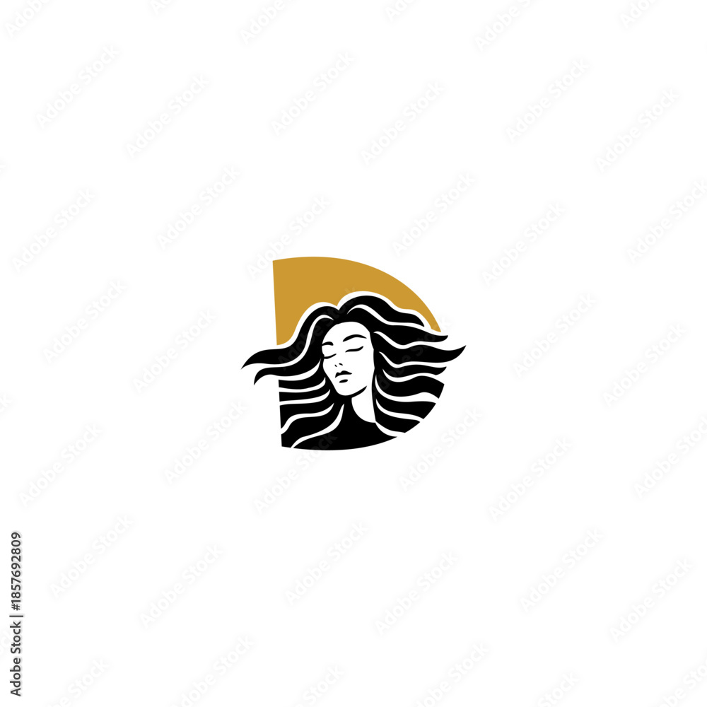 Obraz premium Refined Female Beauty Letter ...