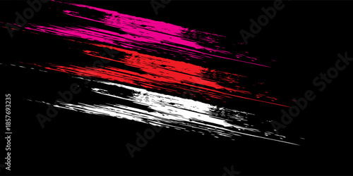 Car sticker wrap banner abstract sporty lines pink blue greenish grunge color combination brush storm thunder modern pattern racing motorsport. modern.