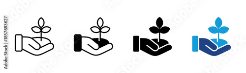 Soil Conditions icon set multiple style collection