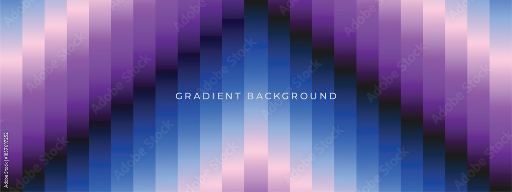 Naklejka premium fractal glass Abstract Pixel Gradient Background with Purple and Blue Symmetric Design