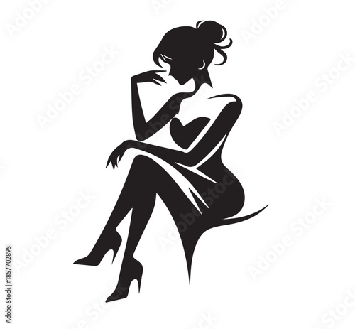 silhouette of a woman