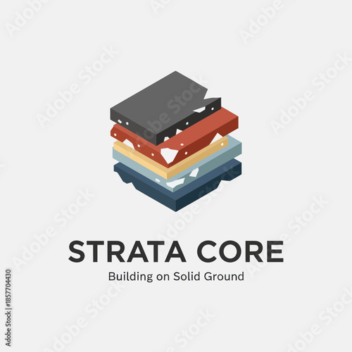 Stack of Colored Strata Core Panels.