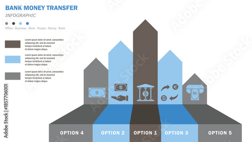 Business infographic template. Office, Business, Work, People, Employees, Computers. Vector illustration