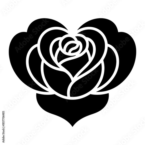 Heart-Shaped Rose