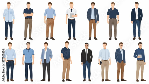 Diverse Mens Fashion Styles - A Comprehensive Visual Collection.