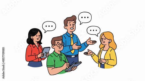 Team Collaboration and Communication in a Business Meeting.