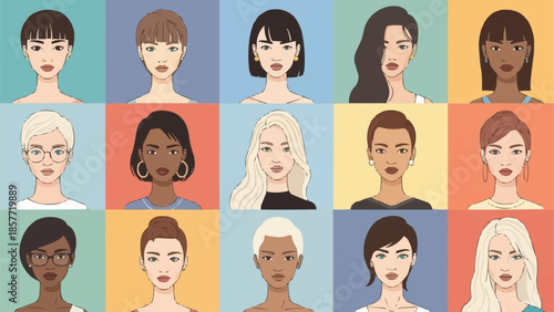 Diverse Women Portraits - A Celebration of Beauty and Individuality.