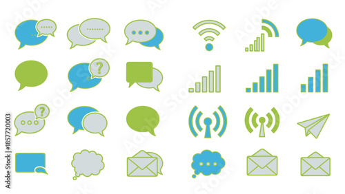 set of ecology icons