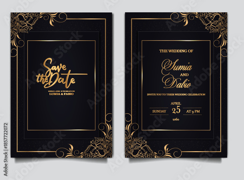 invitation wedding luxury