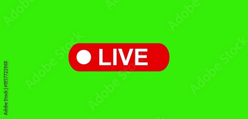 live streaming icon animation