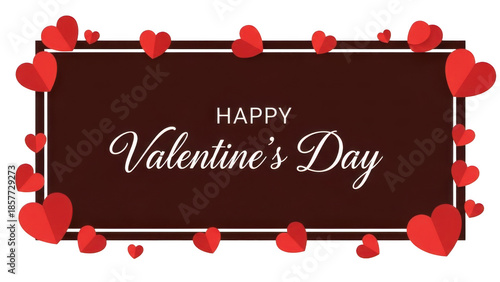 Happy valentine's day card