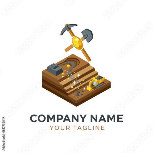 Hammer and Tools on Workbench Template.