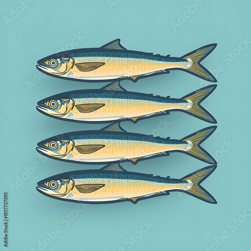 fish on a wooden board