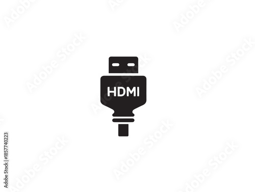 A simple and functional black high definition icon silhouette
