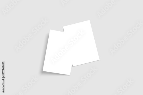Blank Postcard Mockup