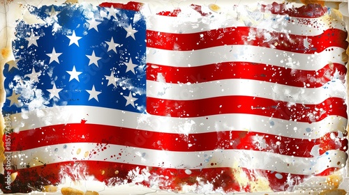 Honoring heroes  a thoughtful background for memorial day celebrations in the usa