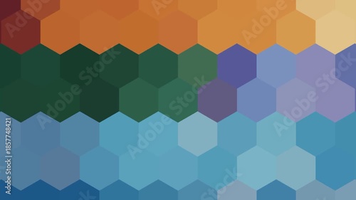 Hexagonal animation back video 