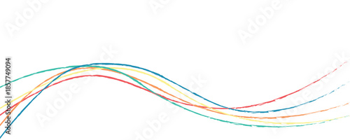 abstract colorful wave background