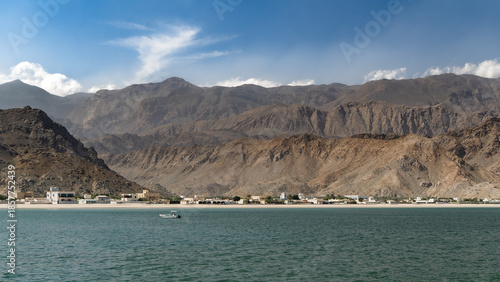 view of the port of Daba, Oman