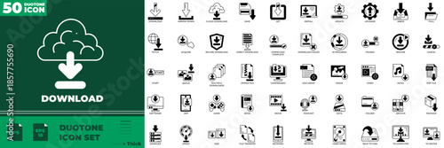 Download Duotone Editable Icons set