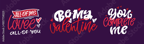 Valentine's Day core. Hand drawn doodle lettering quote about Love. Lettering for t-shirt design, mug print, bag print, clothes fashion. 100% hand drawn vector image.
