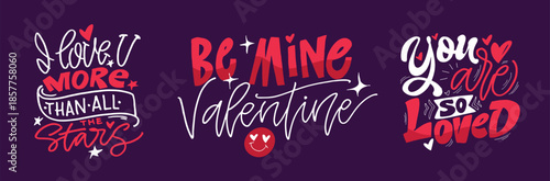 Valentine's Day core. Hand drawn doodle lettering quote about Love. Lettering for t-shirt design, mug print, bag print, clothes fashion. 100% hand drawn vector image.
