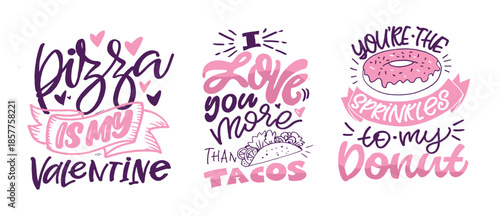 Valentine's Day core. Hand drawn doodle lettering quote about Love. Lettering for t-shirt design, mug print, bag print, clothes fashion. 100% hand drawn vector image.
