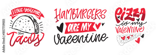 Valentine's Day core. Hand drawn doodle lettering quote about Love. Lettering for t-shirt design, mug print, bag print, clothes fashion. 100% hand drawn vector image.
