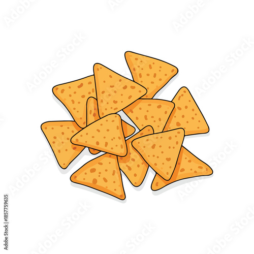 Nacho Cheese Doritos Chips Snack.