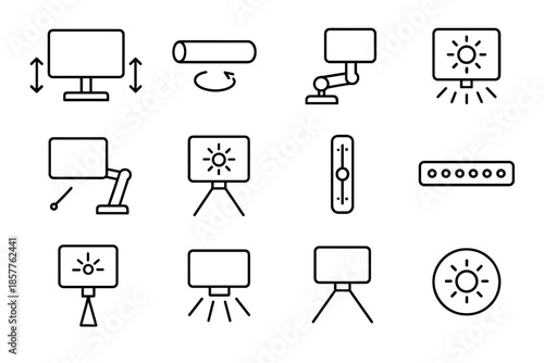 Light ambient task tilt slider icon indicator screen icons shadow bar control