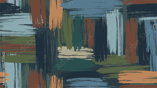 A vibrant landscape of colorful houses on the water of Burano Island Venice Italy reflects under a blue winter sky where old wood and ice textures meet the cold river