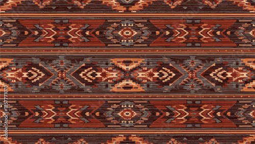 Antique wooden door and floor texture featuring ancient carvings and gold ornaments that showcase vintage Asian temple architecture and historic cultural design