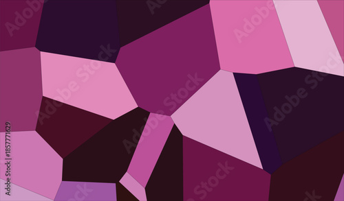Abstract purple and pink polygon background with modern faceted geometric vector design