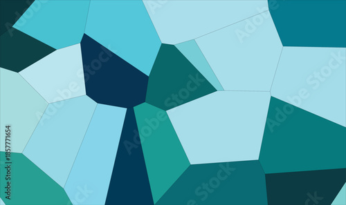 Abstract light blue polygon background with modern faceted geometric vector style