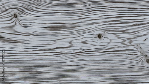Gray weathered wooden plank with visible grain and knots