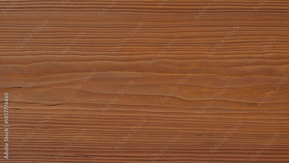 Fototapeta premium Close up of brown wooden texture with grain pattern