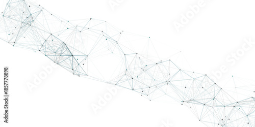 Abstract mesh vector background. Futuristic technology style card. Digital technology futuristic internet network speed connection white background. connecting medical science vector illustration.
